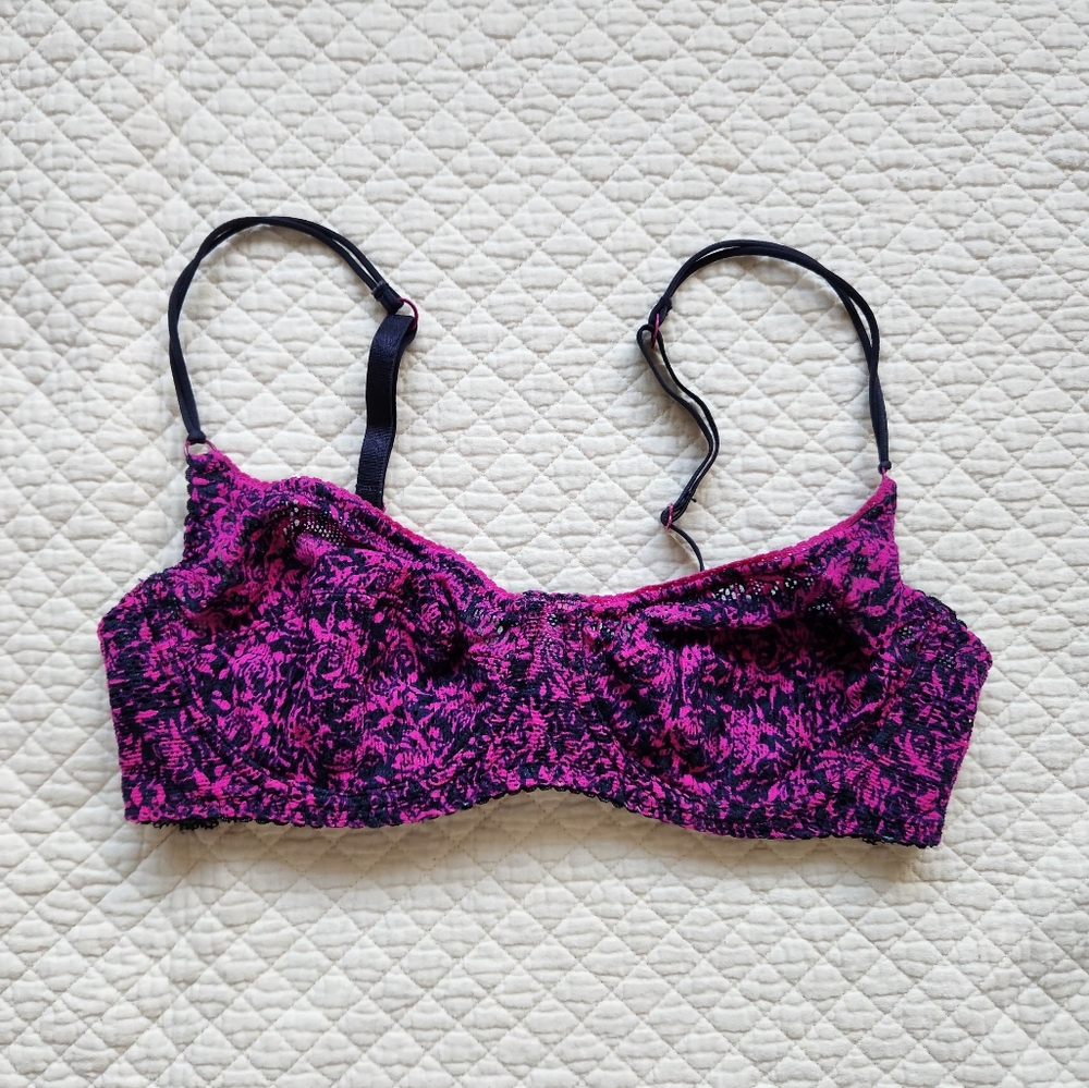 Lace Floral Bra